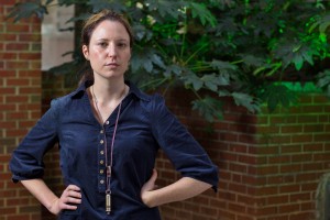 Emily Meineke, Ph.D. student studying entomology, is currently researching how insects respond to urban heat. Meineke is engaged to marry Joe Kwon, the cellist for Avett Brothers. By: Tyler Andrews 