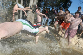 Polar plunge photo by Matt Moore