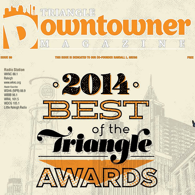 Triangle Downtowner May 2014 cover