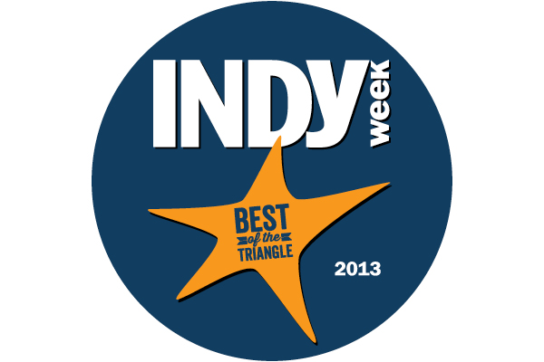 Independent Weekly Best of the Triangle 2013 sticker
