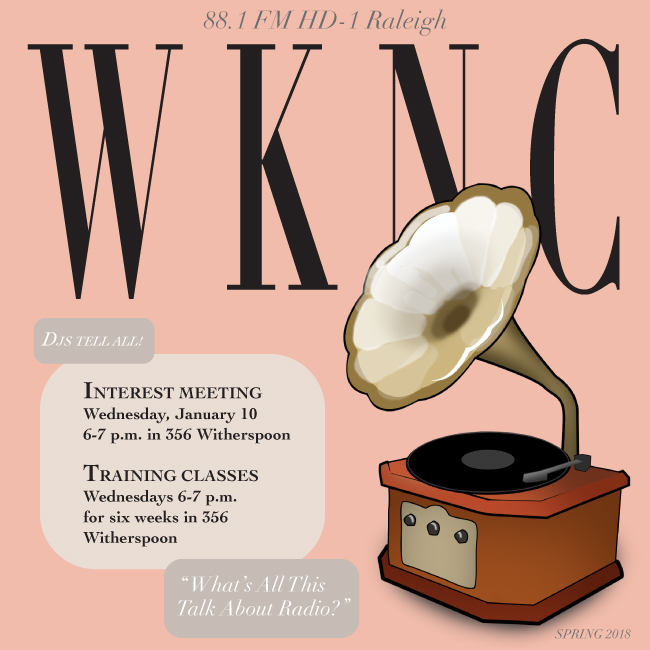 WKNC spring DJ interest meeting