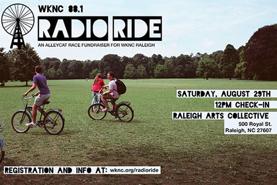 WKNC's Radio Ride flier