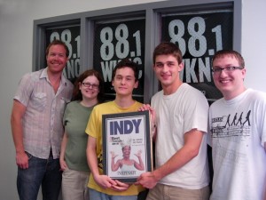 WKNC accepts Indy award